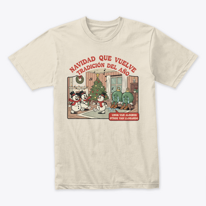 Camiseta Fin De Año Navidad Que Vuelve, Tradicion del Año