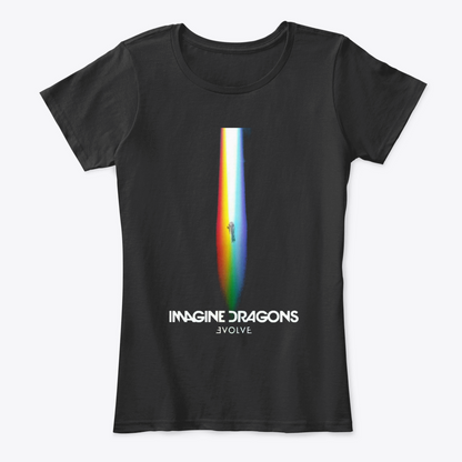 Camiseta Algodon Imagine Dragons Album Belive Mujer