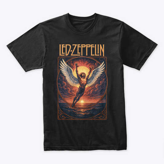Camiseta Algodon Led Zeppelin Poster Atr 2