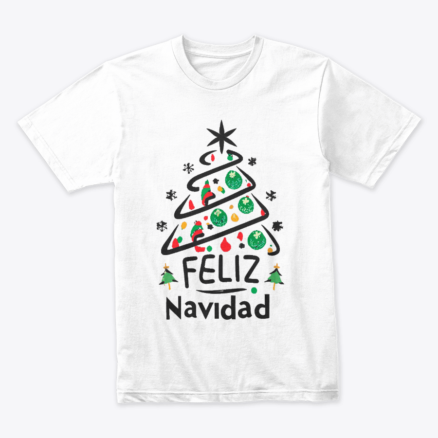 Camisetas Navideñas Familia Set de 3 Prendas Arbolito Feliz Navidad