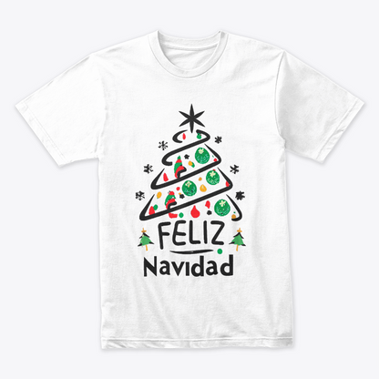Camisetas Navideñas Familia Set de 3 Prendas Arbolito Feliz Navidad