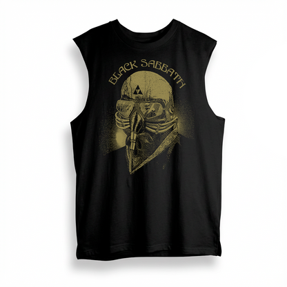 Esqueleto Manga Sisa Black Sabbath Rock Style