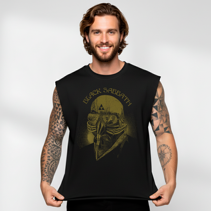 Esqueleto Manga Sisa Black Sabbath Rock Style