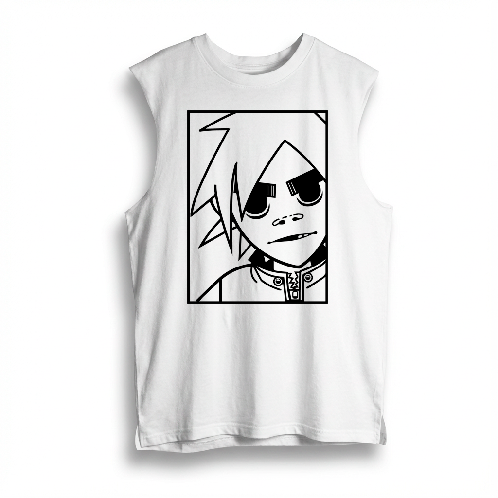 Esqueleto Manga Sisa Gorillaz 2D