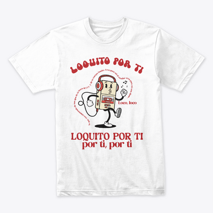 Camiseta Navideña Loquito Por Ti