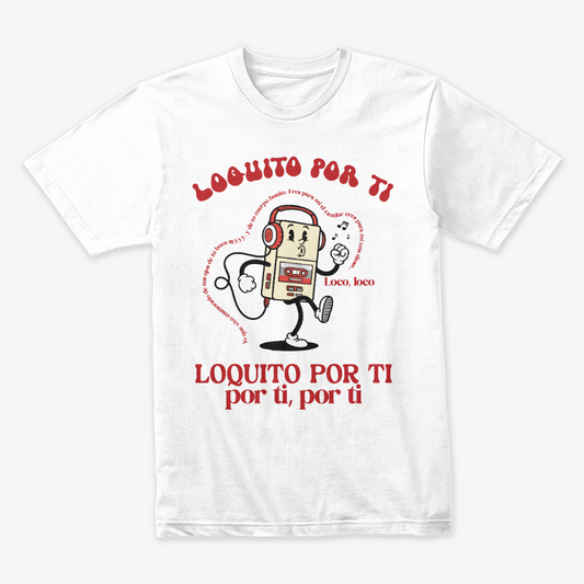 Camiseta Navideña Loquito Por Ti