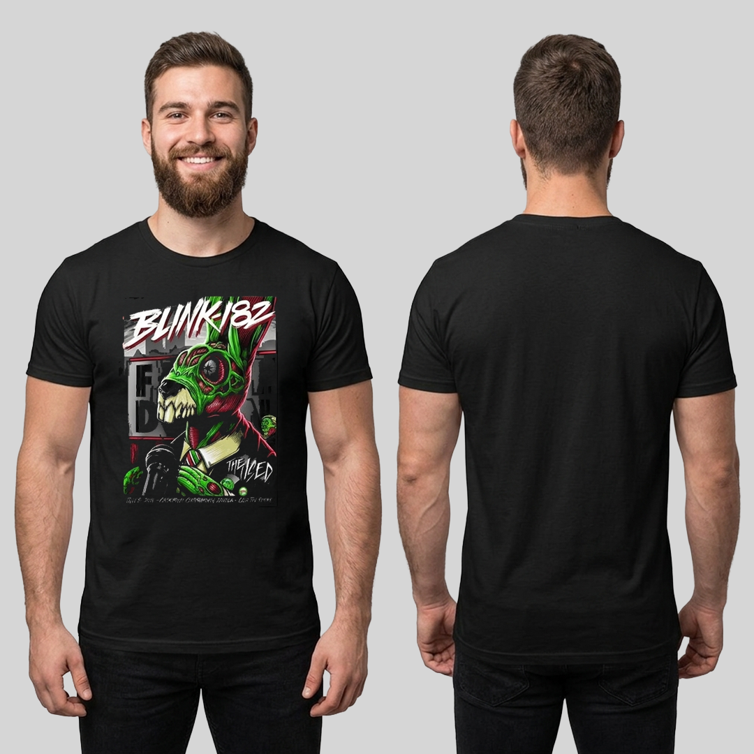 Camiseta Algodon Blink 182 Poster