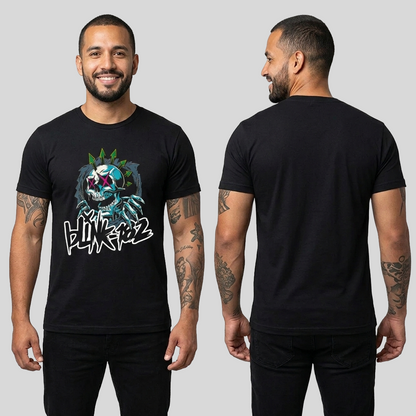 Camiseta Algodon Blink 182 Logo Colors