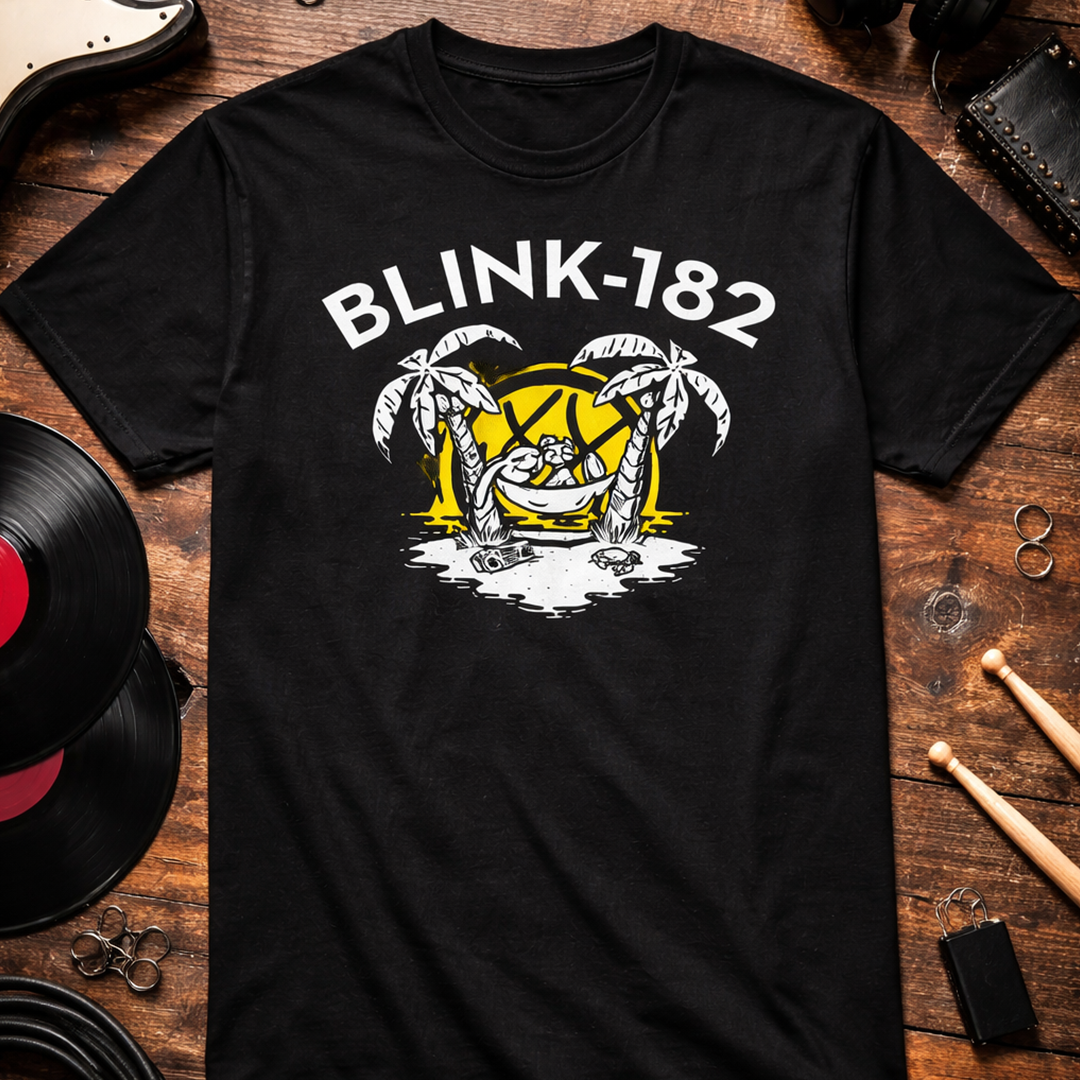 Camiseta Algodon Blink 182 Logo Relax