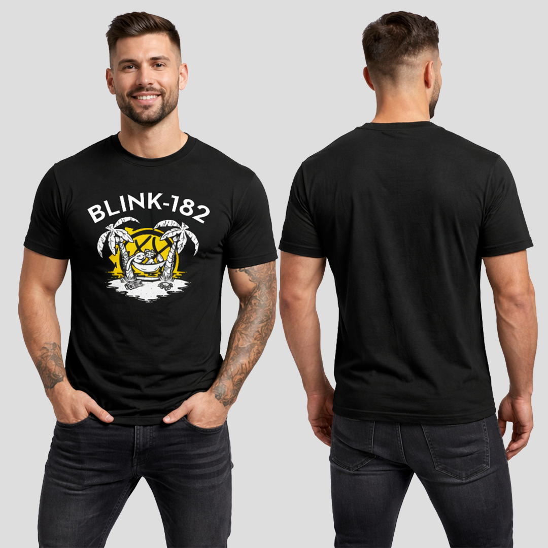 Camiseta Algodon Blink 182 Logo Relax