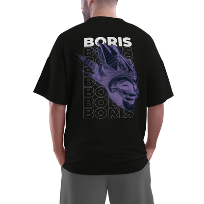 Camiseta Oversize Boris Brejcha FCKNG 2025 Morado