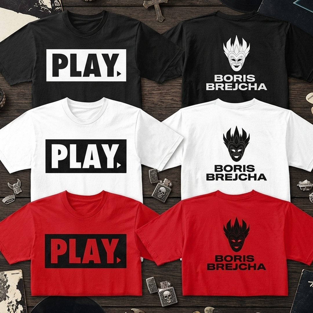 Camiseta Oversize Boris Brejcha Play Logo