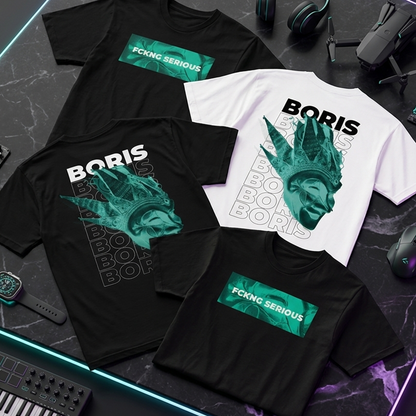 Camiseta Algodon Boris Brejcha FCKNG 2025 Verde