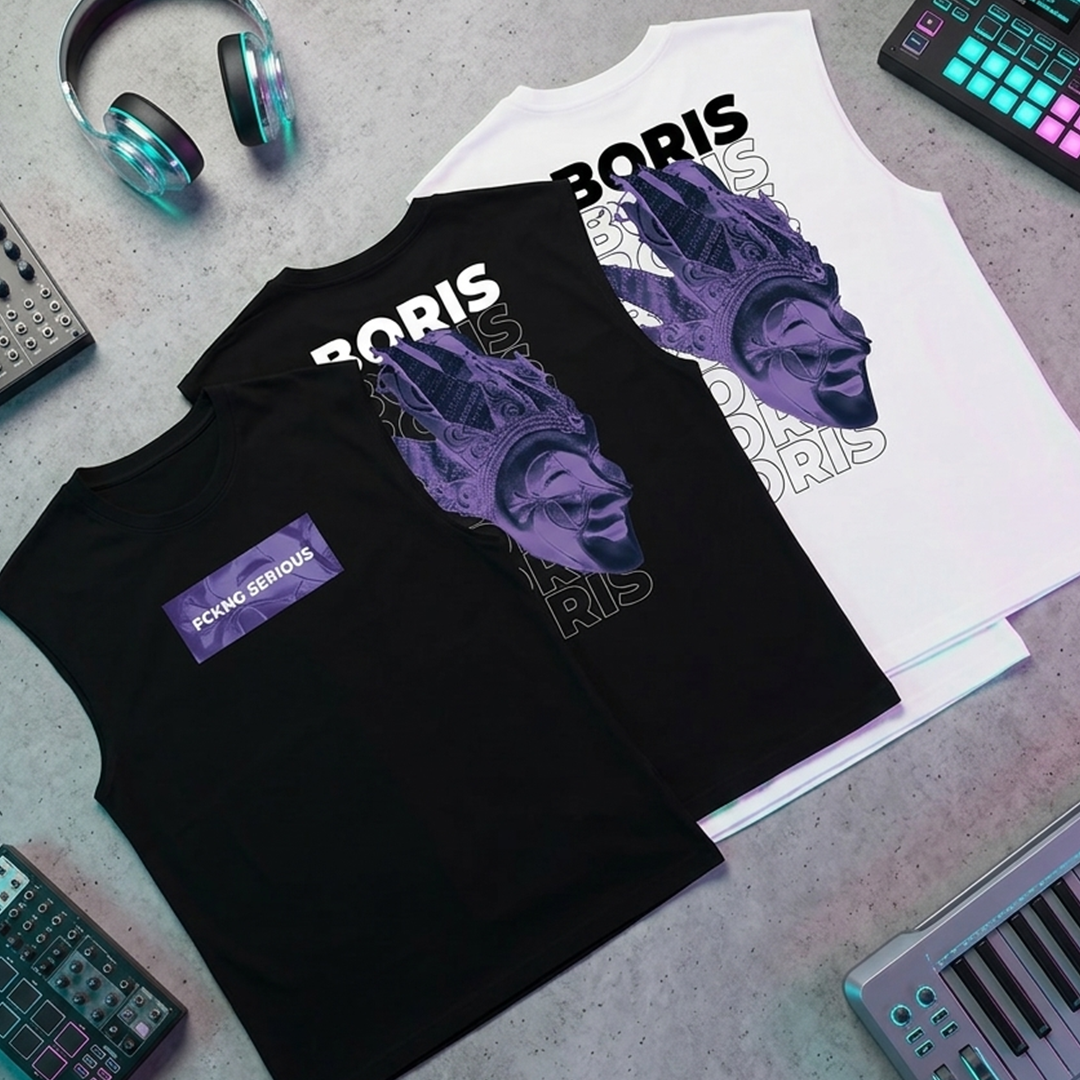 Esqueleto Manga Sisa Boris Brejcha FCKNG 2025 Morado