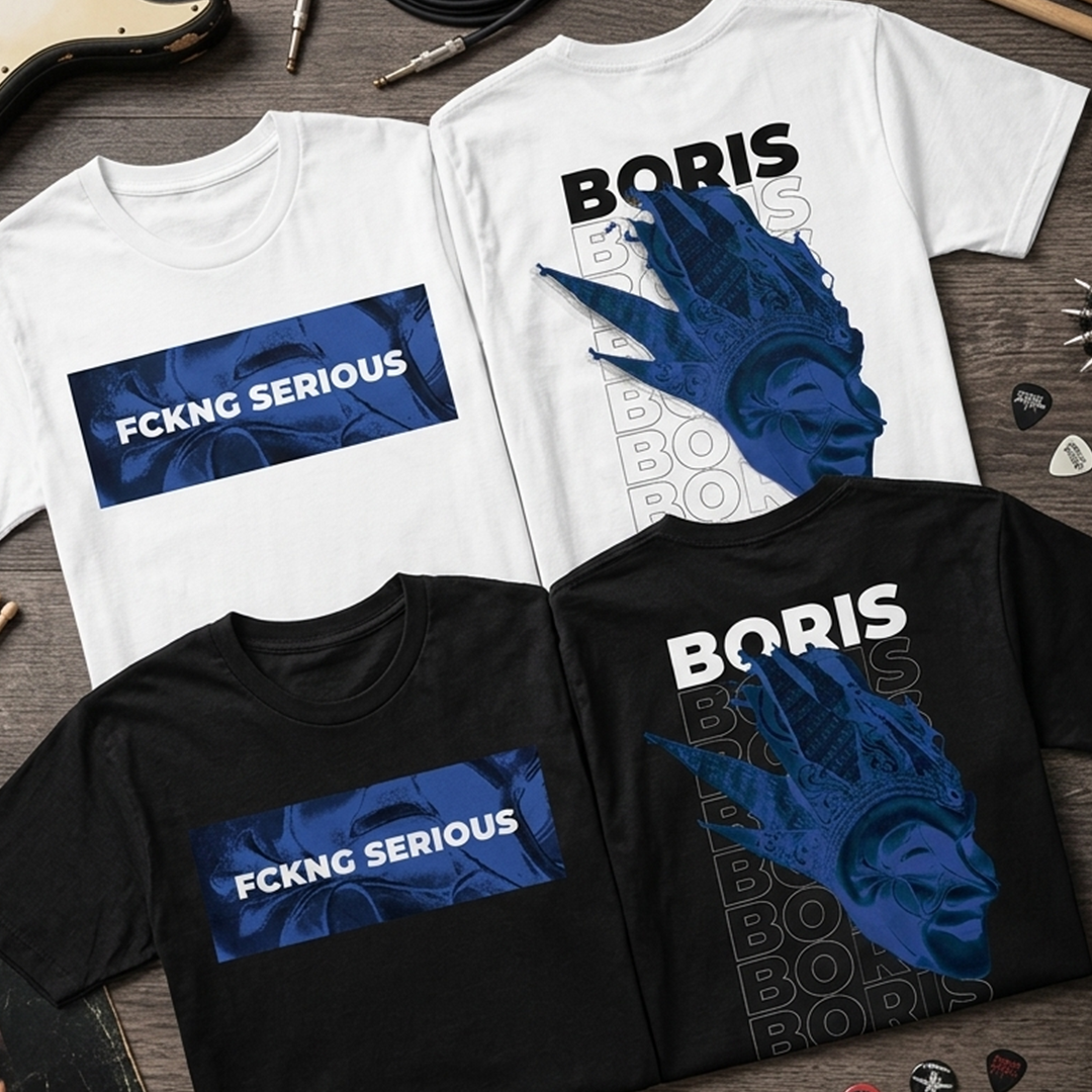Camiseta Boris Brejcha Fckng Serious doble estampado