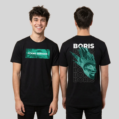 Camiseta Algodon Boris Brejcha FCKNG 2025 Verde