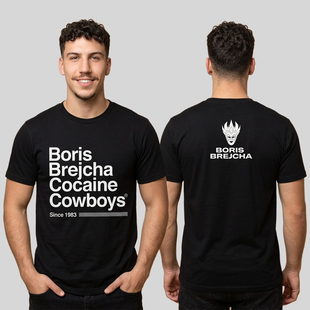 Camiseta Algodon Techno Style Boris Brejcha COC COWBOYS