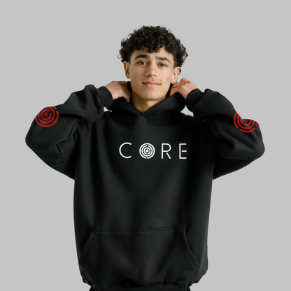 Buzo Capota Doble Estampado Face Red Art1