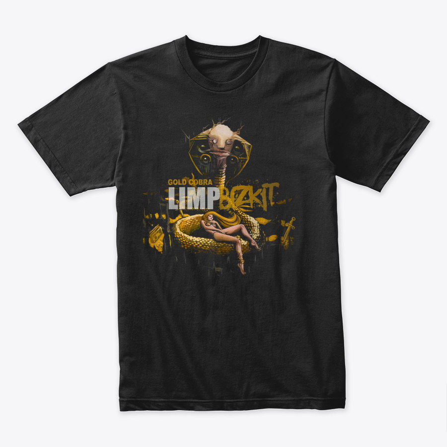 Camiseta Algodon Limbik Bizkit Gold Cobra