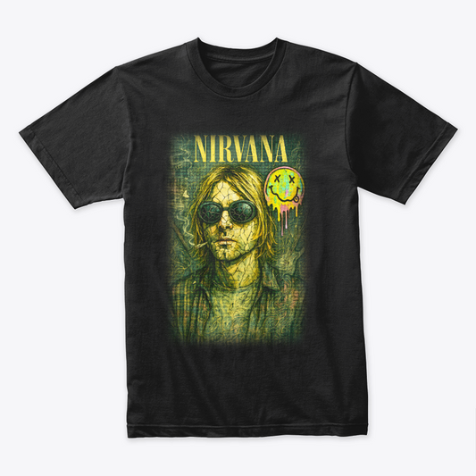 Camiseta Algodon Nirvana Kurt Cobain 3