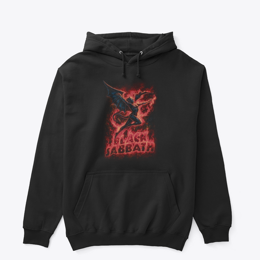 Buzo Capota  Black Sabbath Devil Red