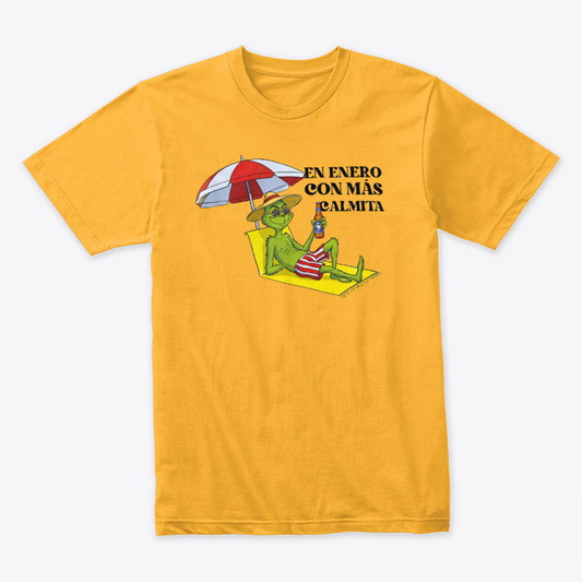 Camiseta Fin De Año En Enero Con Más Calmita