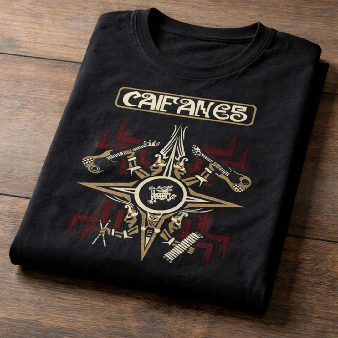 Camiseta de Algodon Caifanes Art Poster