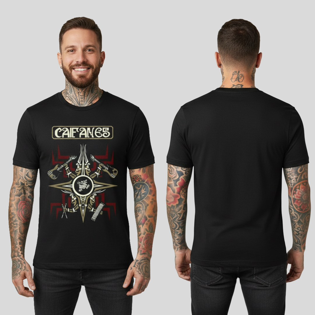 Camiseta de Algodon Caifanes Art Poster