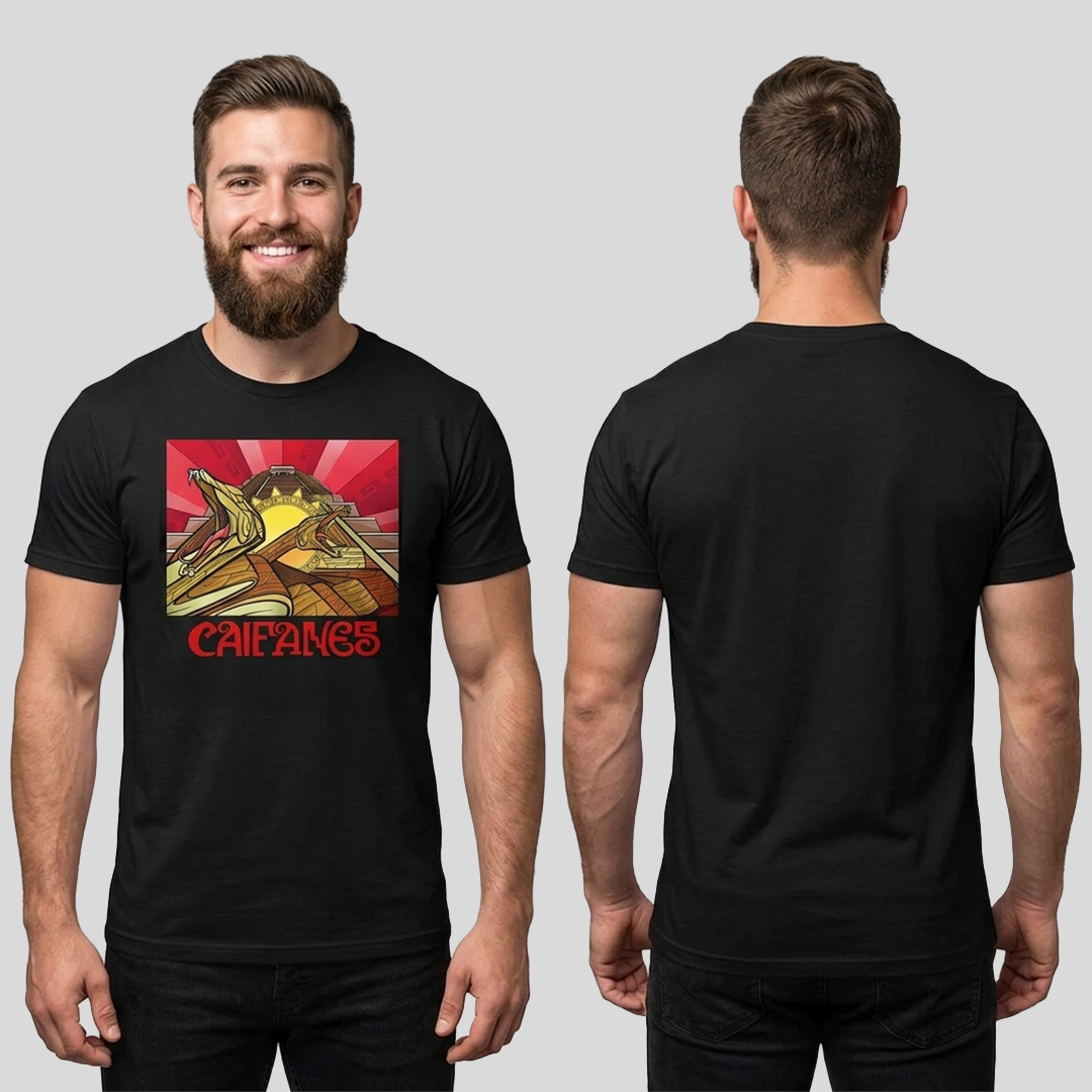 Camiseta Algodon Caifanes Album Snakes