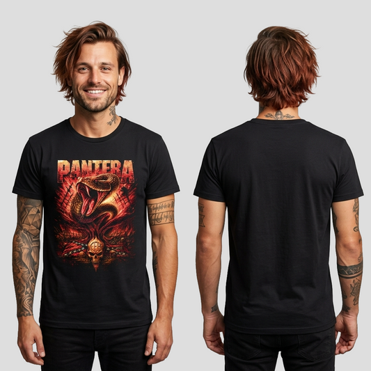 Camiseta Algodon Pantera Snake