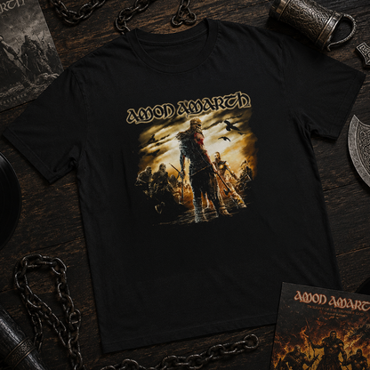Camiseta Algodon Amon Amarth Vikingo Poster
