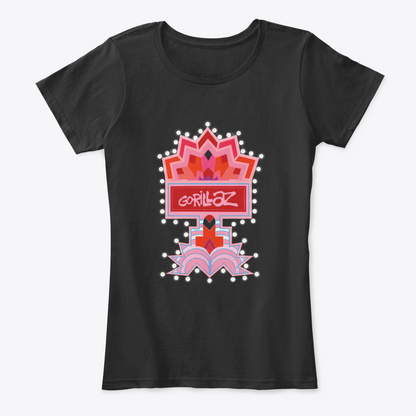 Camiseta Algodon Gorillaz Phantom Mujer
