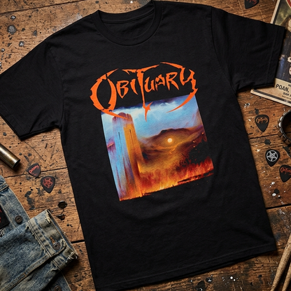 Camiseta Algodón Obituary ying of Everything.