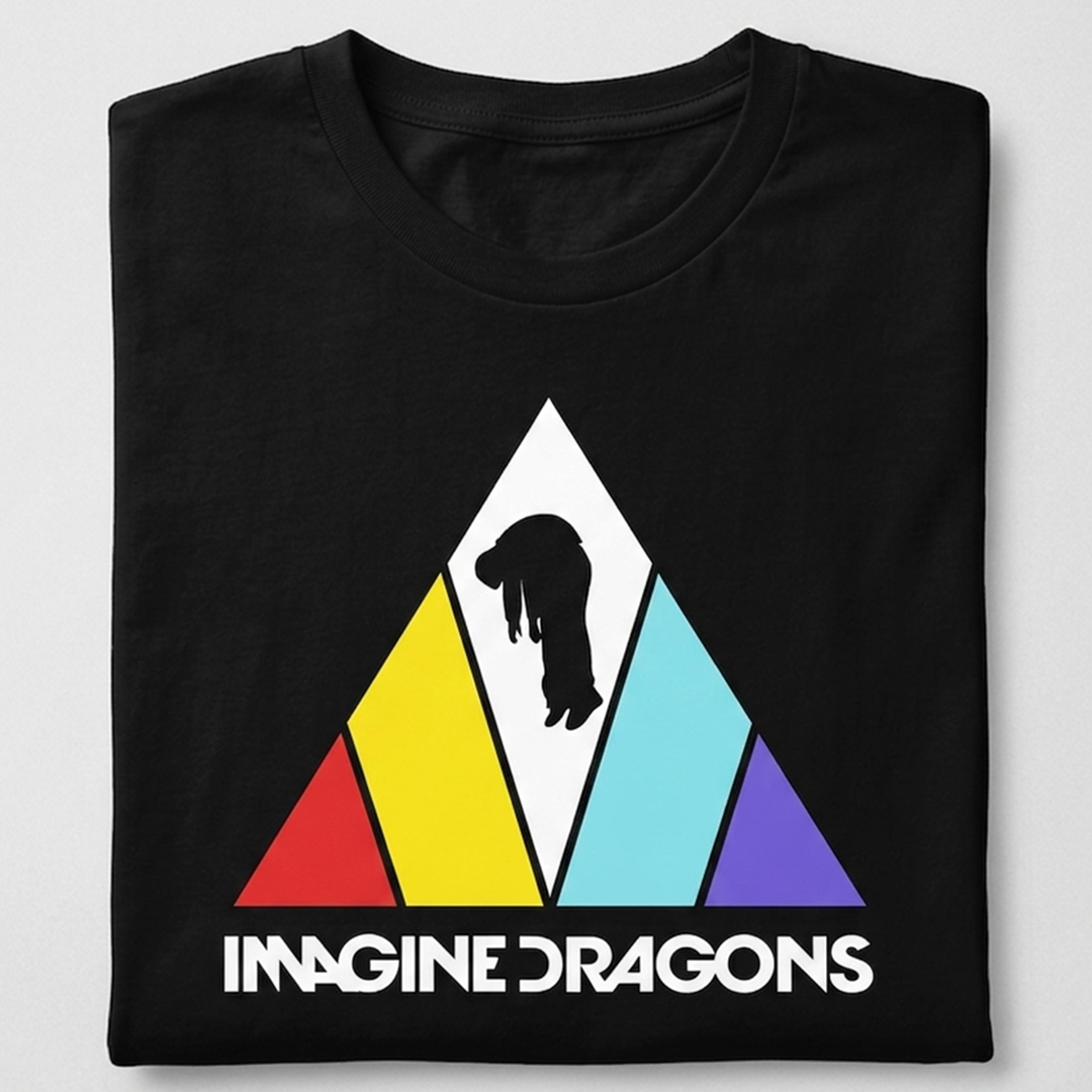 Camiseta Algodon Imagine Dragons Art