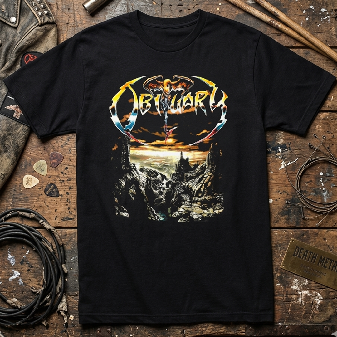 Camiseta Algodón Obituary The End Complete