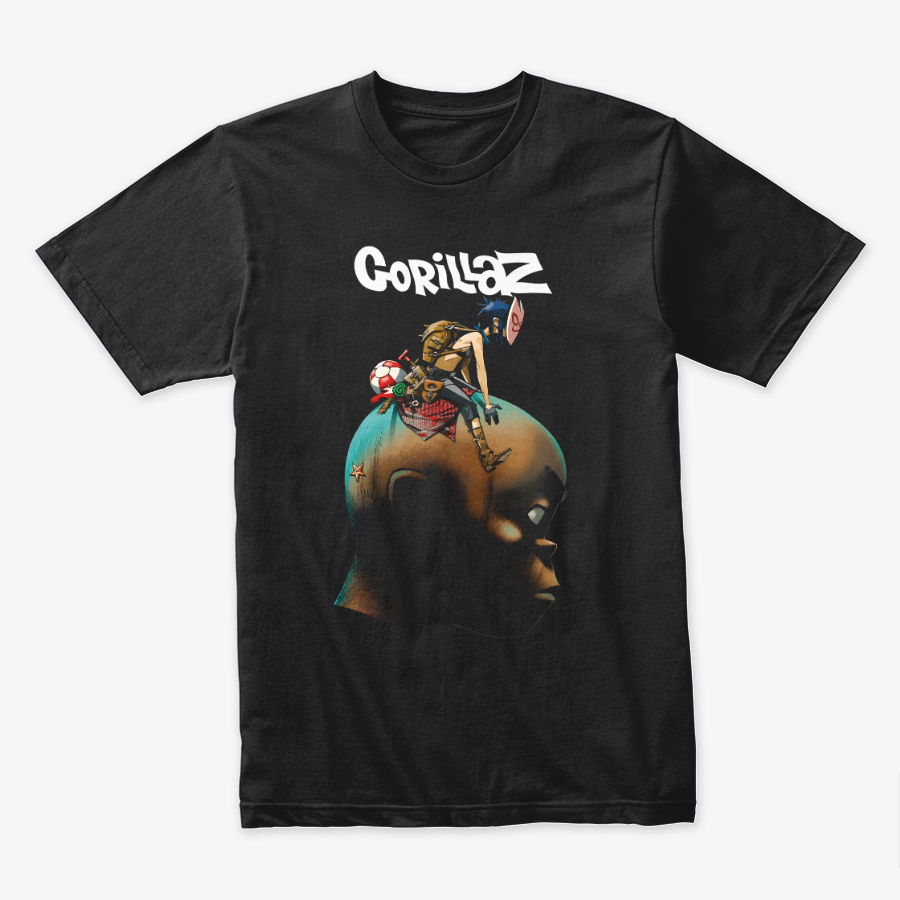 Camiseta Algodon Gorillaz Plastic Beach