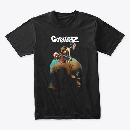 Camiseta Algodon Gorillaz Plastic Beach