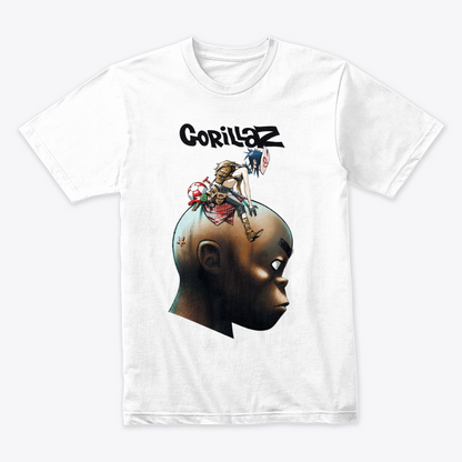 Camiseta Algodon Gorillaz Plastic Beach