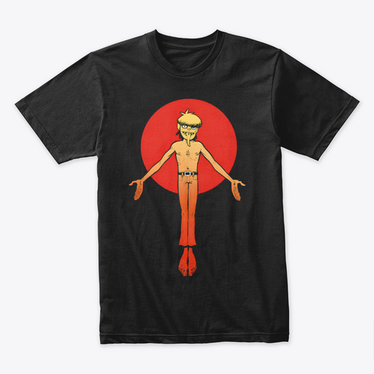 Camiseta Algodon Gorillaz Murdoc Hell Hole