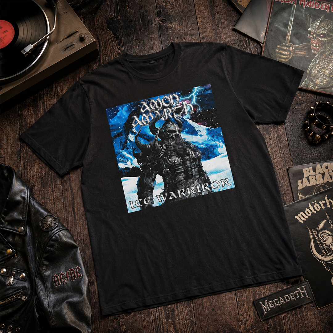 Camiseta Algodon Amon Amarth Ice Warrior