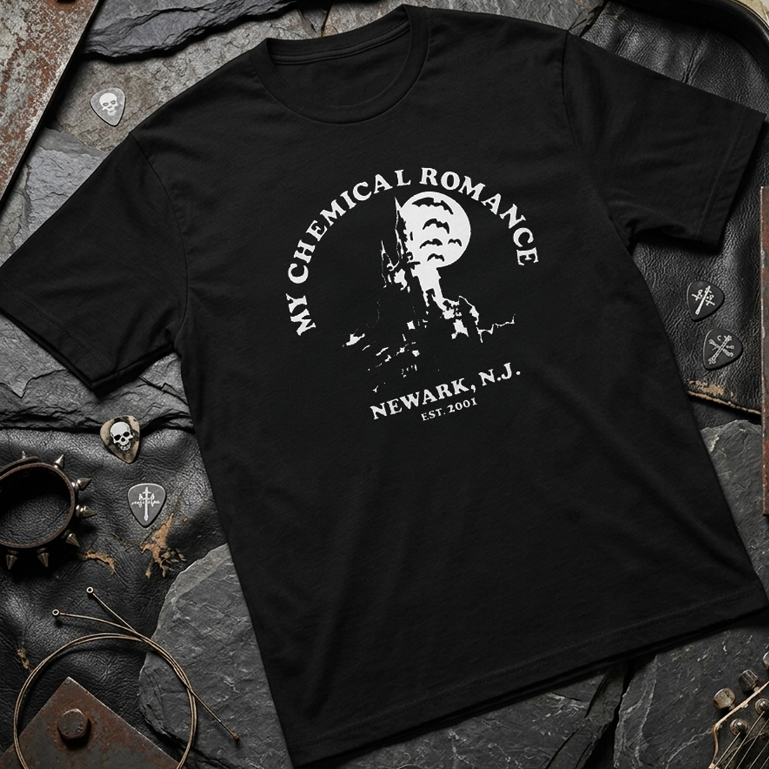 Camiseta Algodón My Chemical Romance Haunted Castle