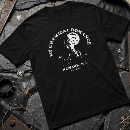 Camiseta Algodón My Chemical Romance Haunted Castle