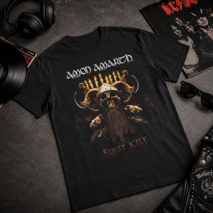 Camiseta Algodon Amon Amarth First Kill