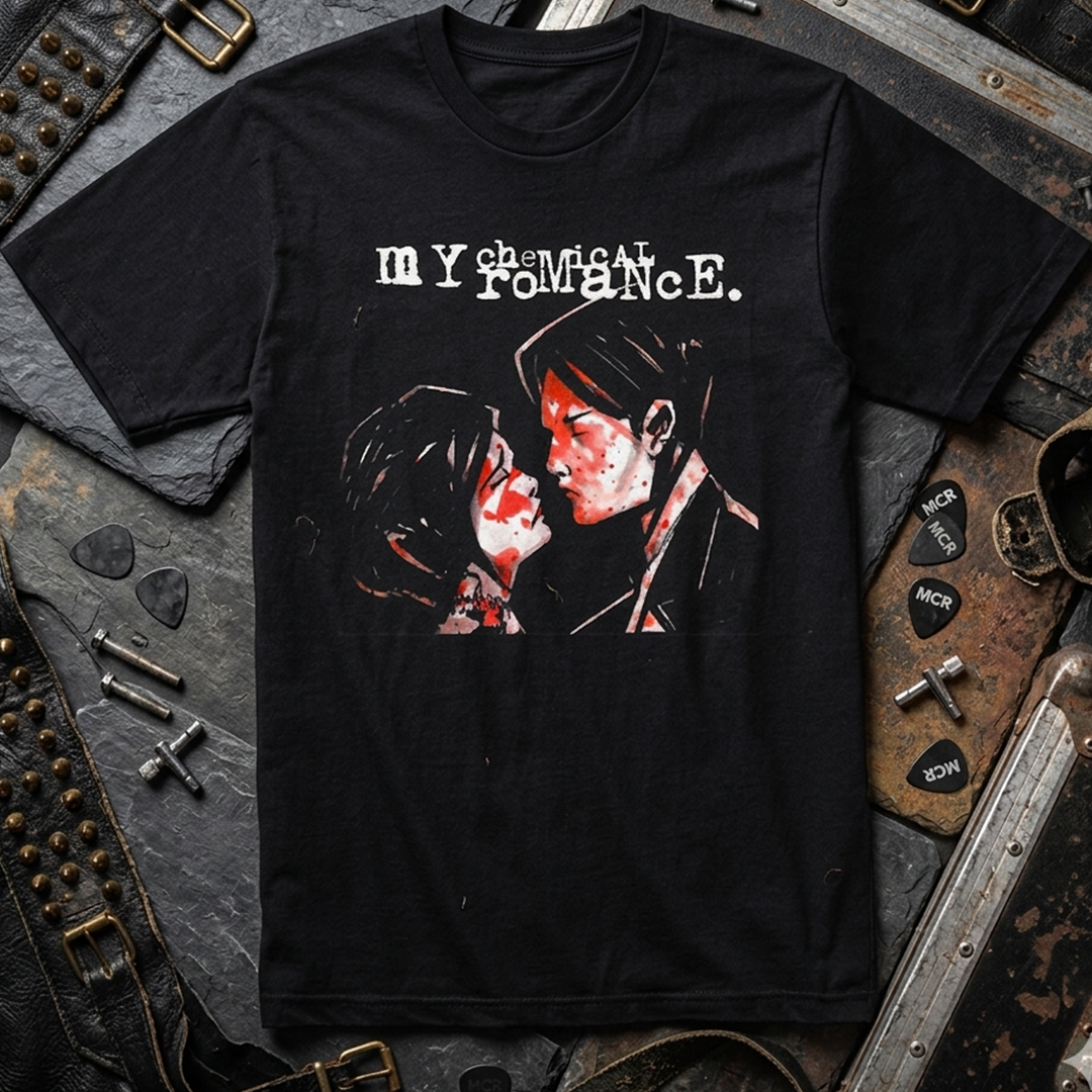 Camiseta Algodón My Chemical Romance Three Cheers for Sweet Revenge.