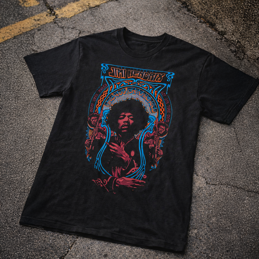 Camiseta Algodon Jimmy Hendrix Poster Style