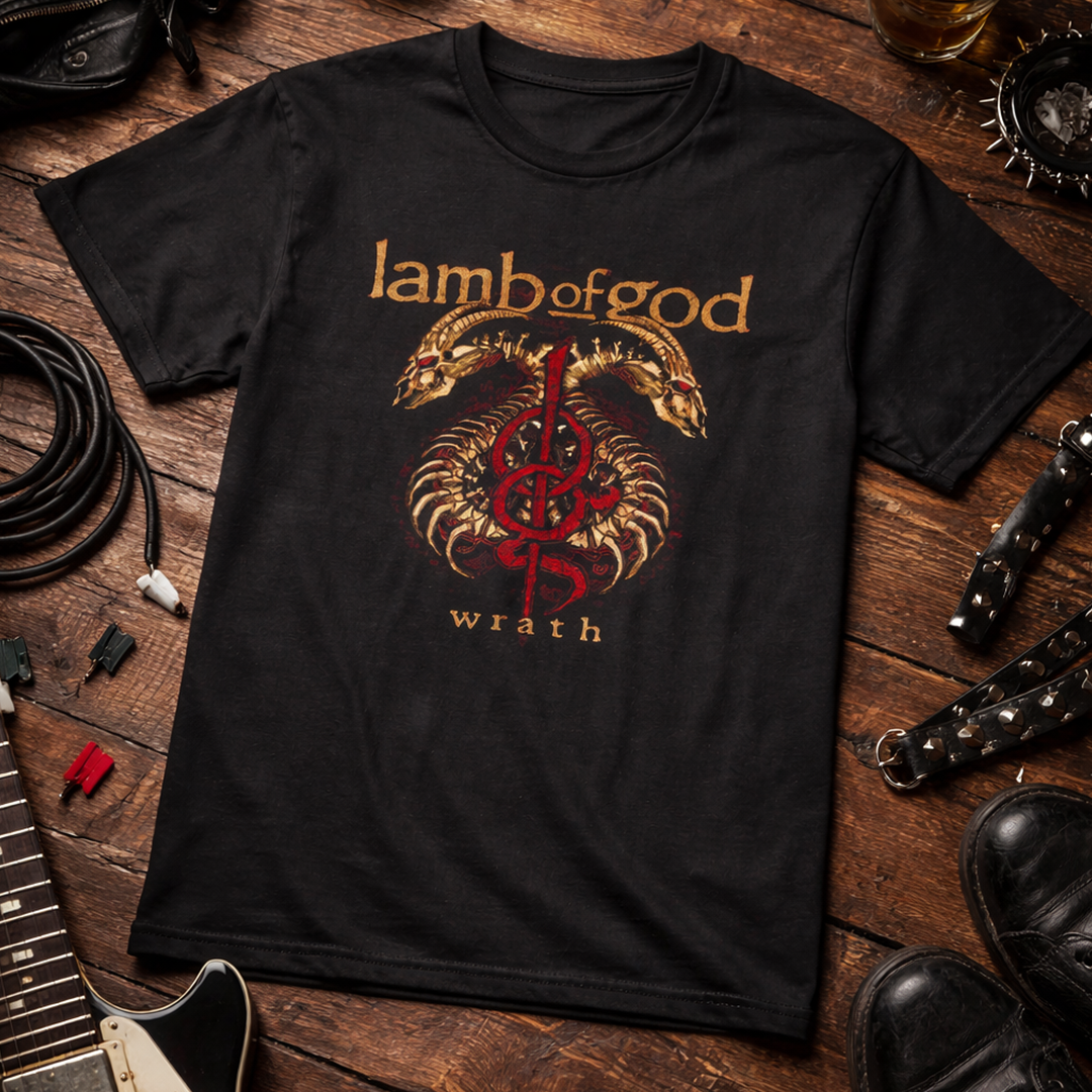 Camiseta Algodon Lamb Of God Wratg