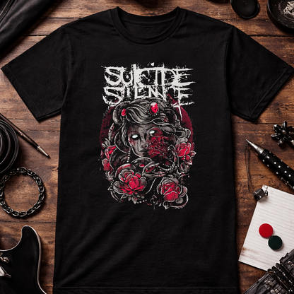 Camiseta Algodon Suicide Silence Women Skull Style