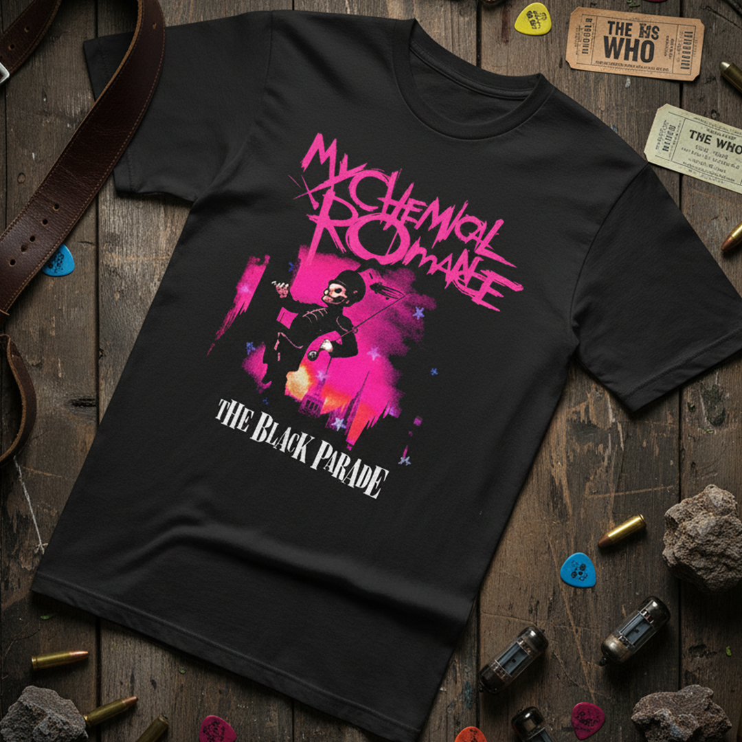 Camiseta Algodón My Chemical Romance The Black Parade
