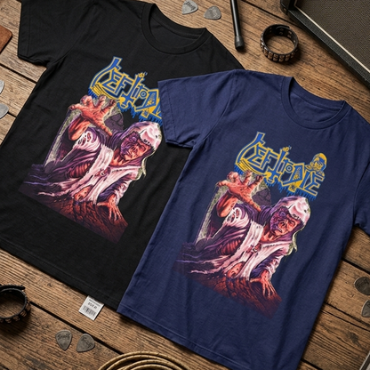 Camiseta Algodon Lef To Die Poster Zombie