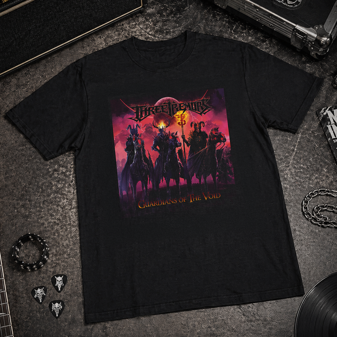 Camiseta Algodon The Three Tremors Guardians Of The Void